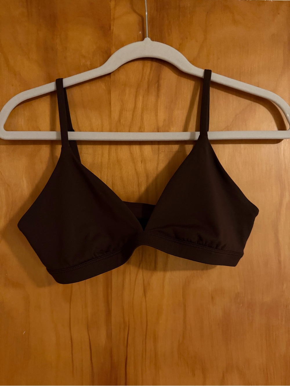 Aritzia Wireless Bralette - Dark Brown